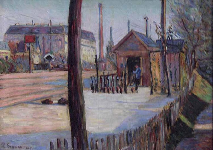 Paul Signac Railway junctiRailway junction near Bois Colombeson near Bois-Colombes